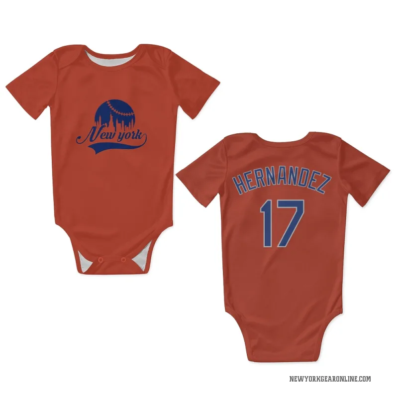 Keith Hernandez  Black New York Mets  Newborn & Infant Bodysuit