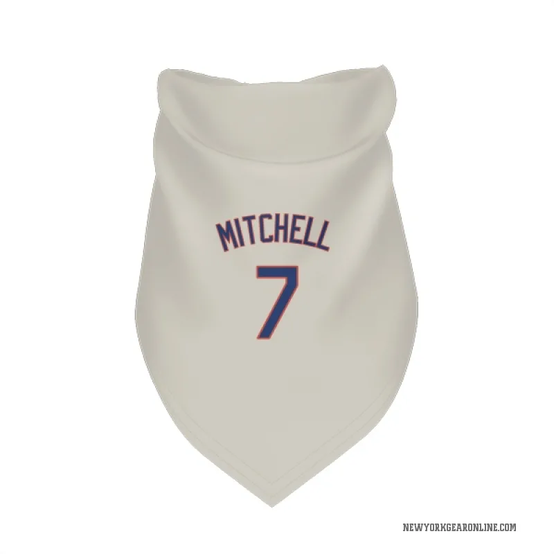 Kevin Mitchell  Cream New York Mets  Cat & Dog Pet Bandana