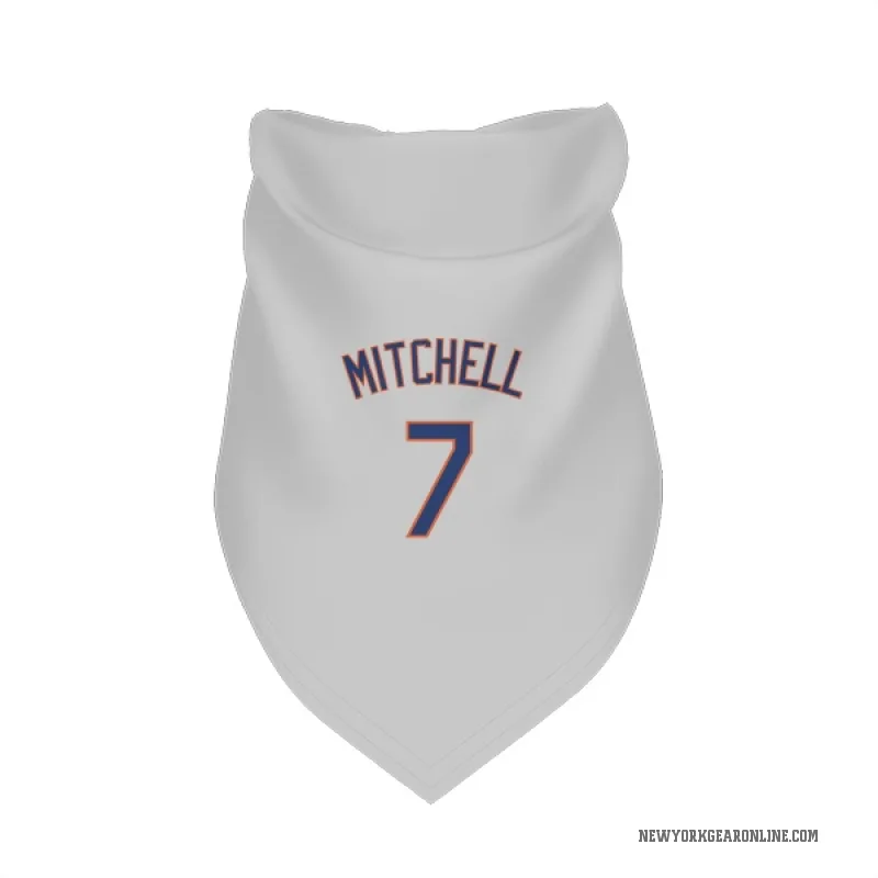 Kevin Mitchell  Gray New York Mets  Cat & Dog Pet Bandana