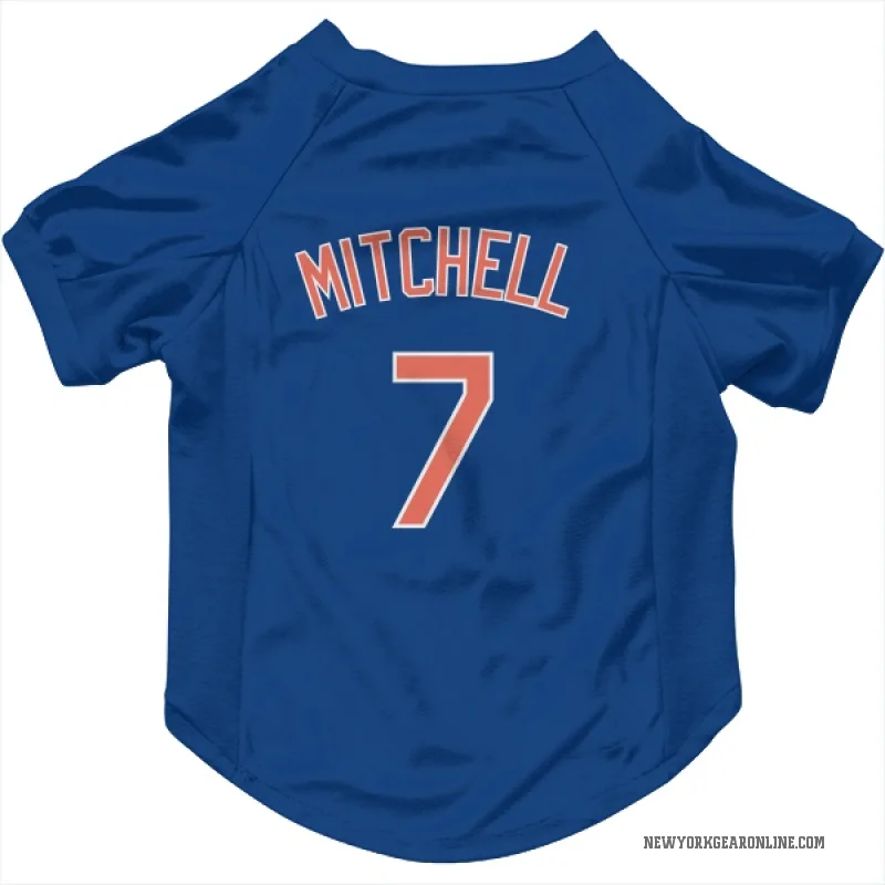 Kevin Mitchell  Royal New York Mets  Cat & Dog Pet Jersey