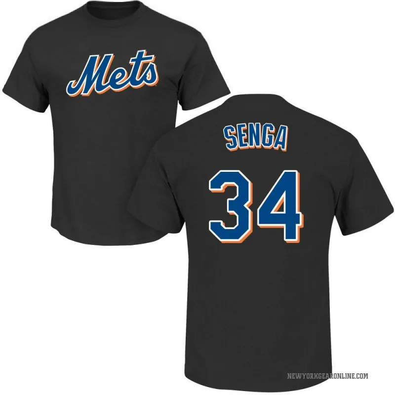 Kodai Senga Men's Black New York Mets Roster T-Shirt -