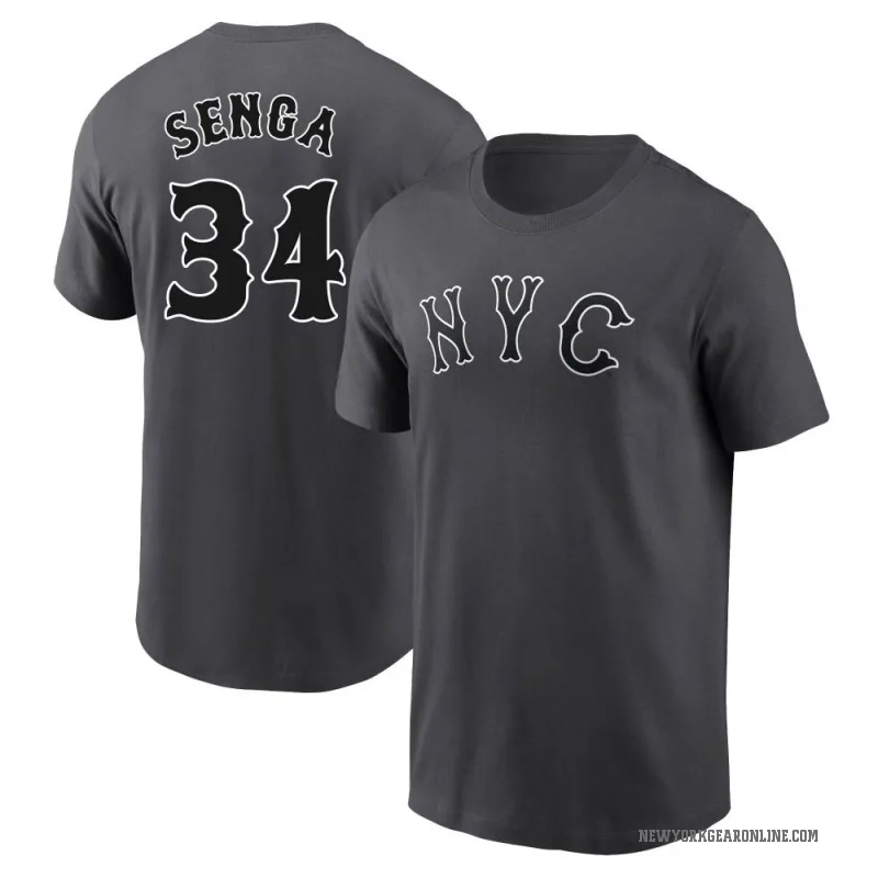 Kodai Senga Men's New York Mets Graphite 2024 City Connect Fuse T-Shirt