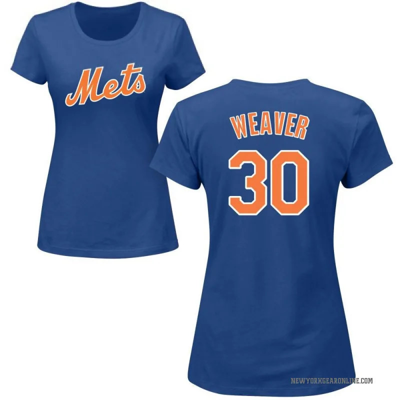 Luke Weaver Women's Royal New York Mets Roster T-Shirt -