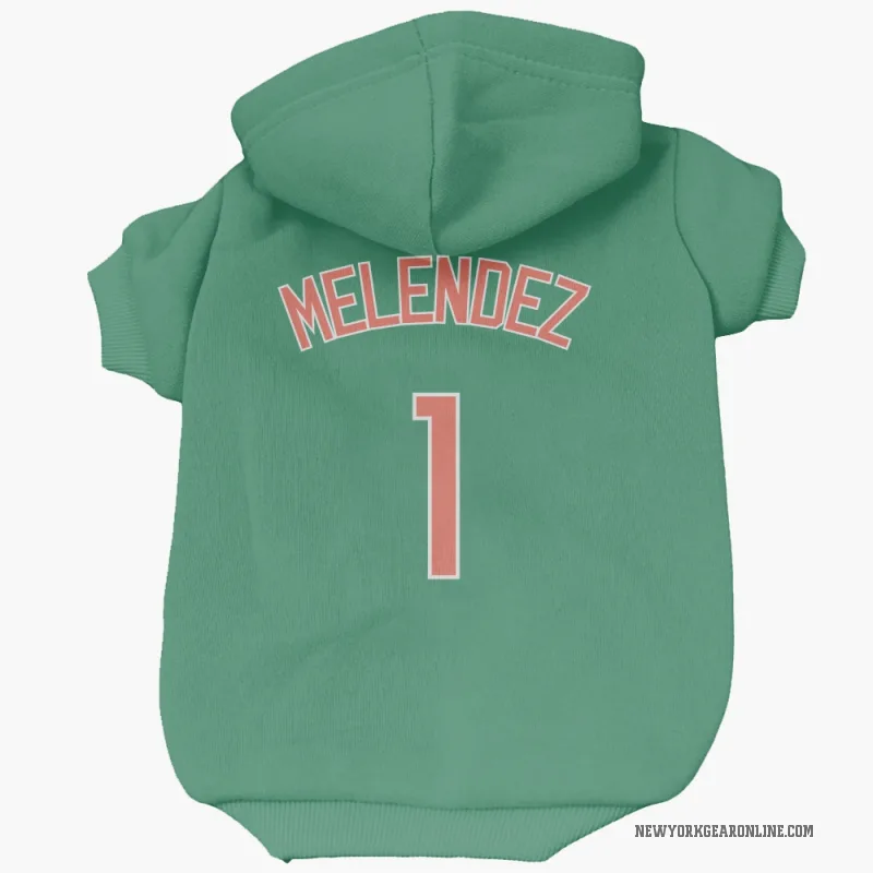 MJ Melendez  Green New York Mets  Cat & Dog Pet Hoodie