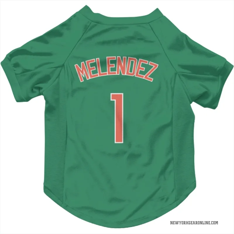 MJ Melendez  Green New York Mets  Cat & Dog Pet Jersey