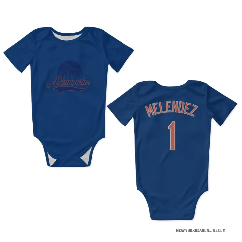 MJ Melendez  Royal New York Mets  Newborn & Infant Bodysuit
