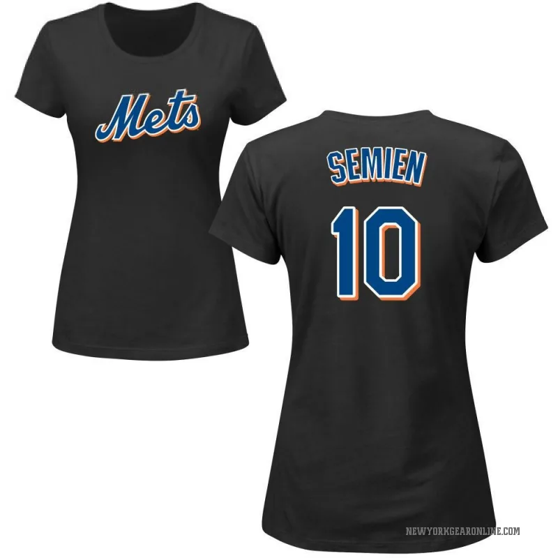Marcus Semien Women's Black New York Mets Roster T-Shirt -