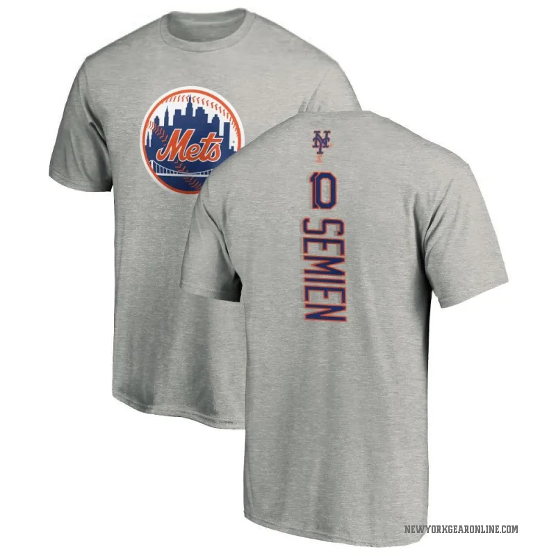 Marcus Semien Youth Ash New York Mets Backer T-Shirt -