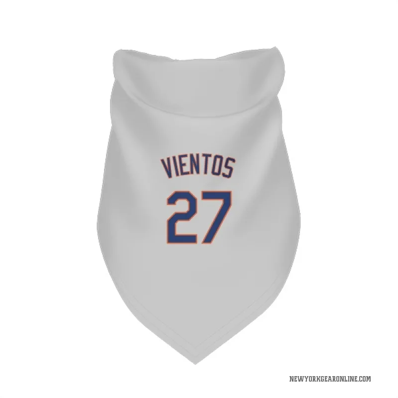 Mark Vientos  Gray New York Mets  Cat & Dog Pet Bandana