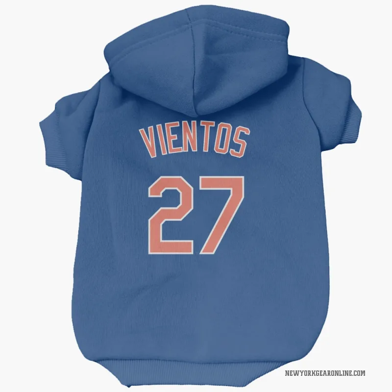 Mark Vientos  Royal New York Mets  Cat & Dog Pet Hoodie