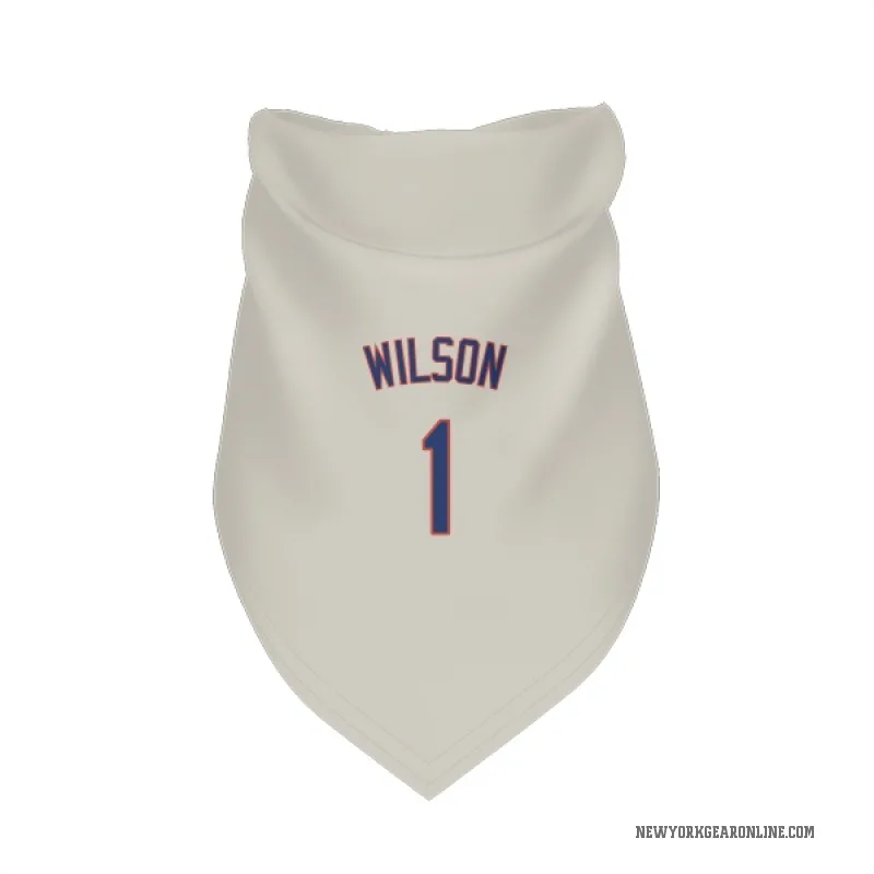 Mookie Wilson  Cream New York Mets  Cat & Dog Pet Bandana