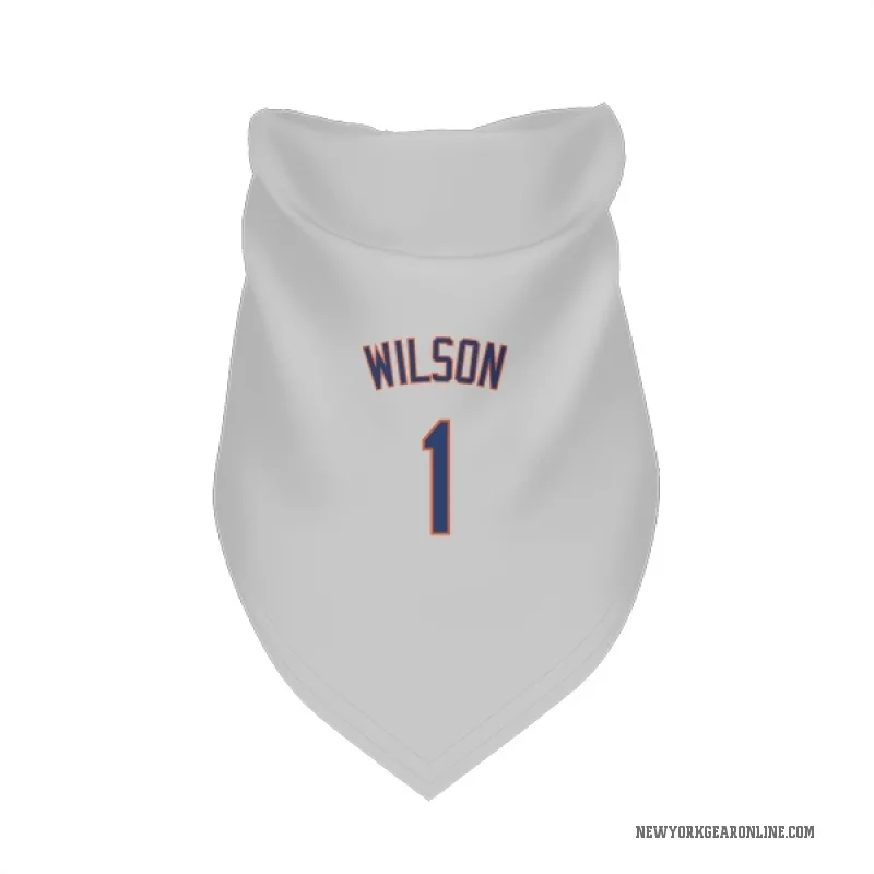 Mookie Wilson  Gray New York Mets  Cat & Dog Pet Bandana