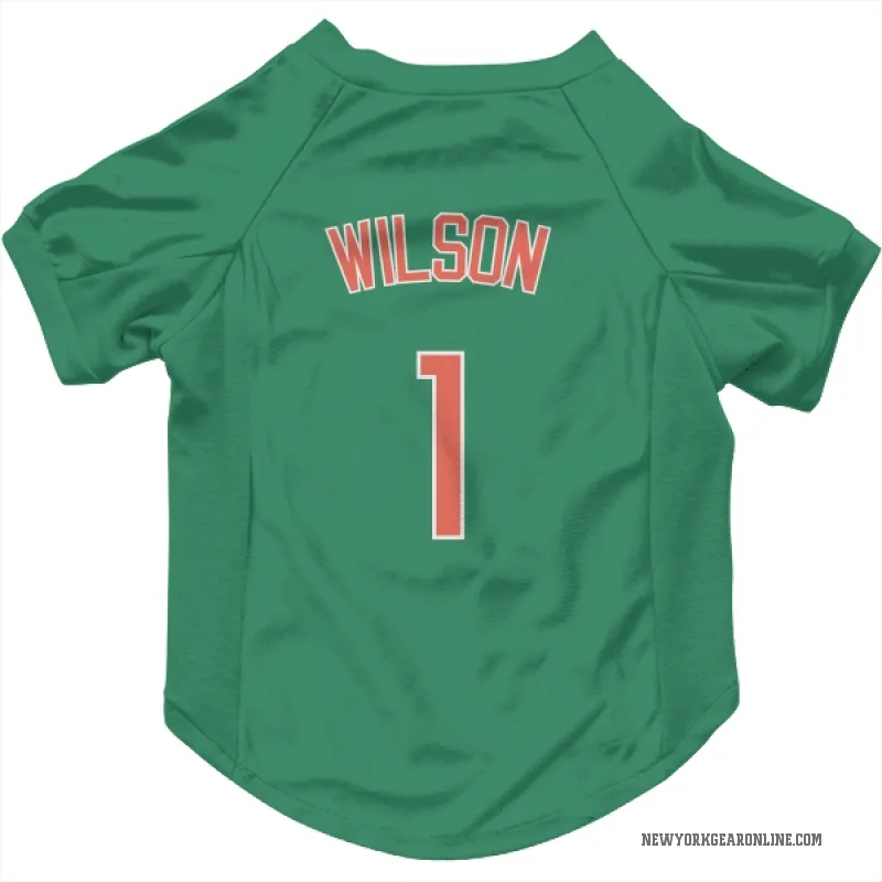 Mookie Wilson  Green New York Mets  Cat & Dog Pet Jersey