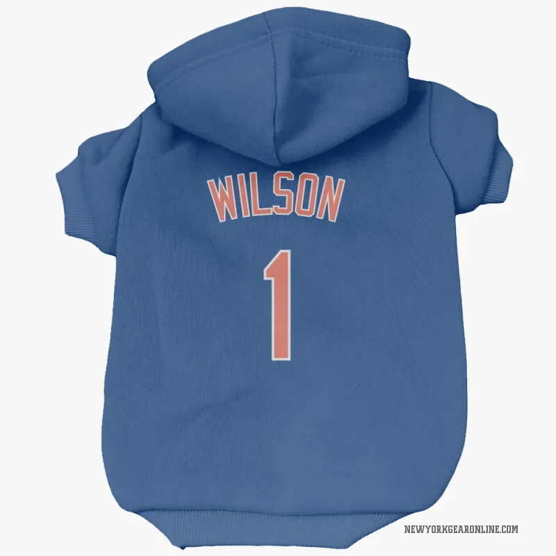 Mookie Wilson  Royal New York Mets  Cat & Dog Pet Hoodie