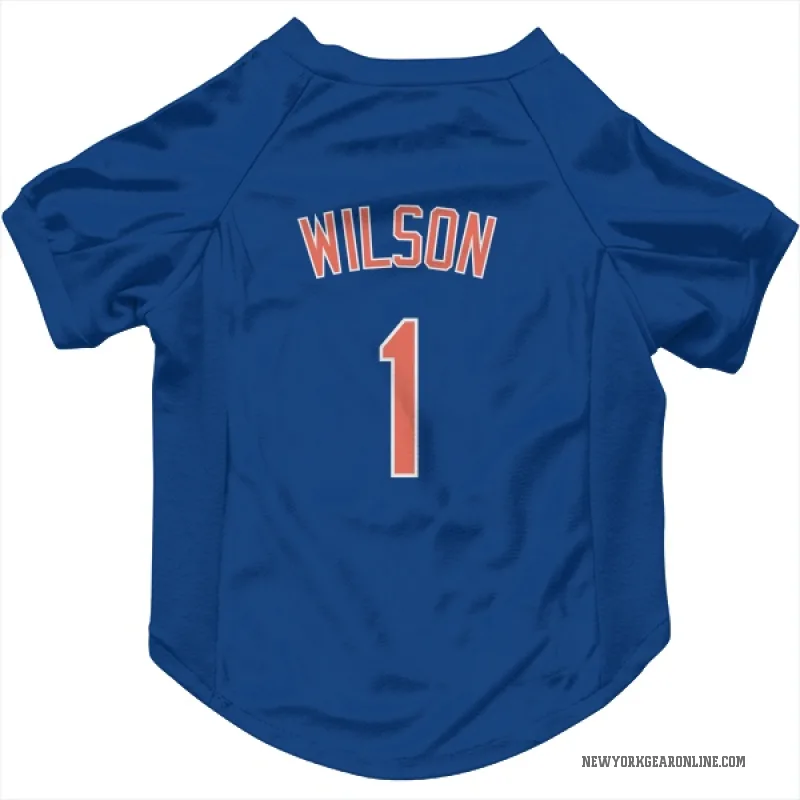 Mookie Wilson  Royal New York Mets  Cat & Dog Pet Jersey