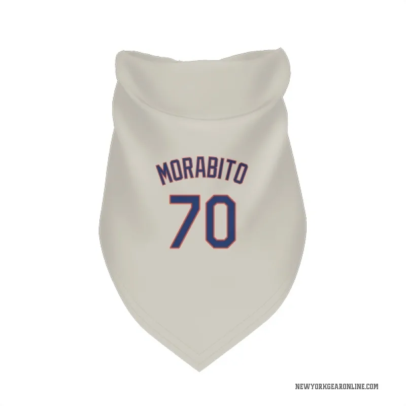 Nick Morabito  Cream New York Mets  Cat & Dog Pet Bandana