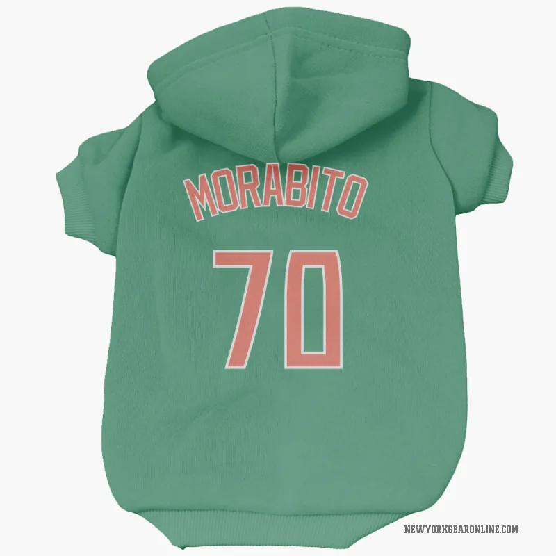 Nick Morabito  Green New York Mets  Cat & Dog Pet Hoodie