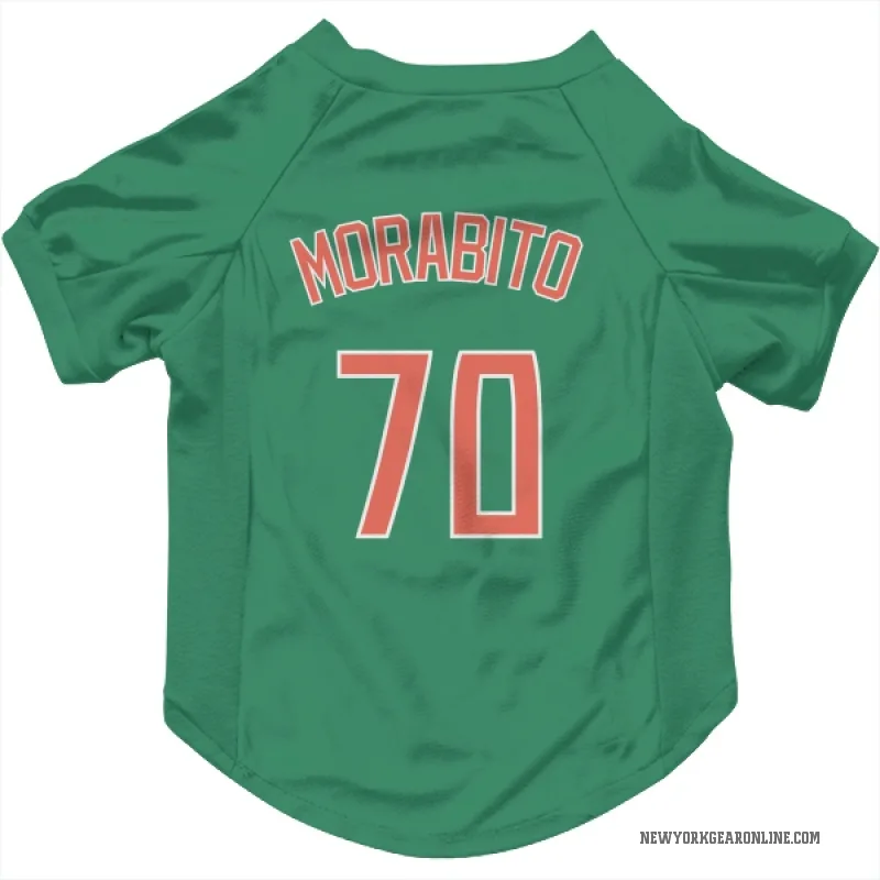 Nick Morabito  Green New York Mets  Cat & Dog Pet Jersey