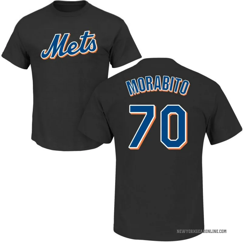 Nick Morabito Men's Black New York Mets Roster T-Shirt -