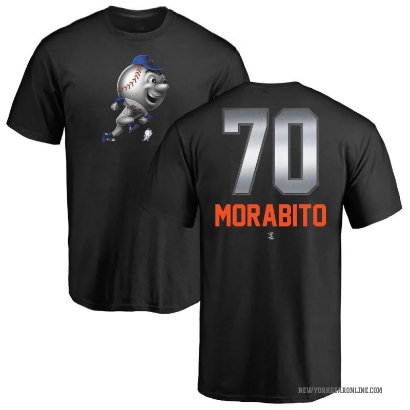 Nick Morabito Youth Black New York Mets Midnight Mascot T-Shirt -