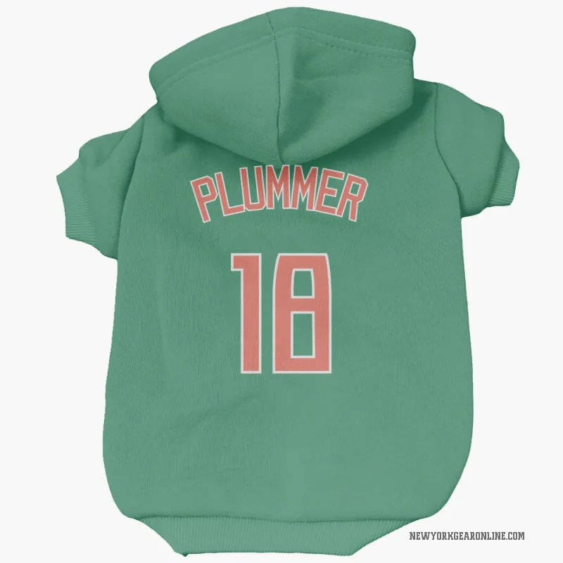 Nick Plummer  Green New York Mets  Cat & Dog Pet Hoodie