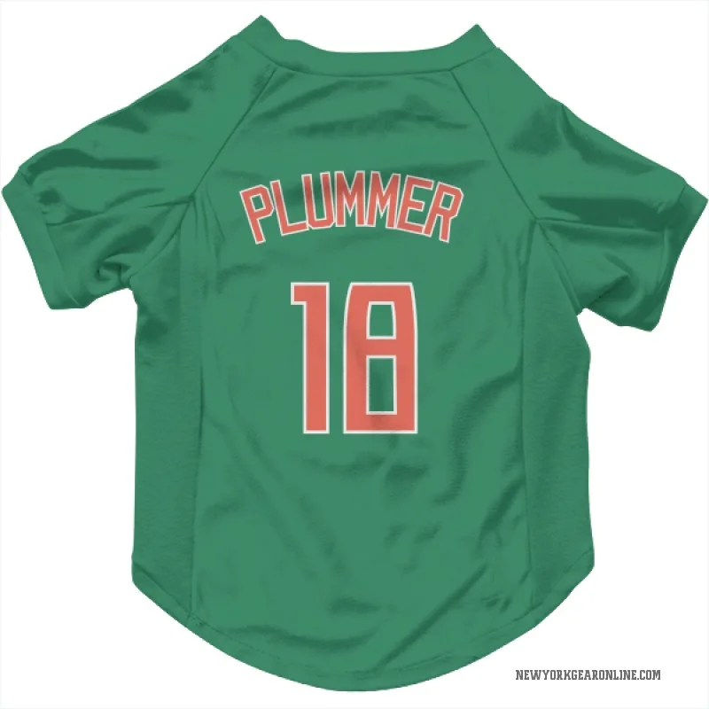 Nick Plummer  Green New York Mets  Cat & Dog Pet Jersey
