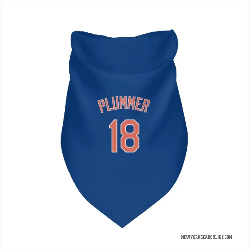 Nick Plummer  Royal New York Mets  Cat & Dog Pet Bandana