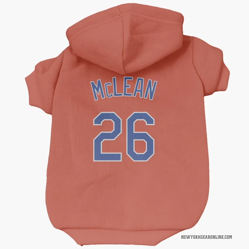Nolan McLean  Black New York Mets  Cat & Dog Pet Hoodie