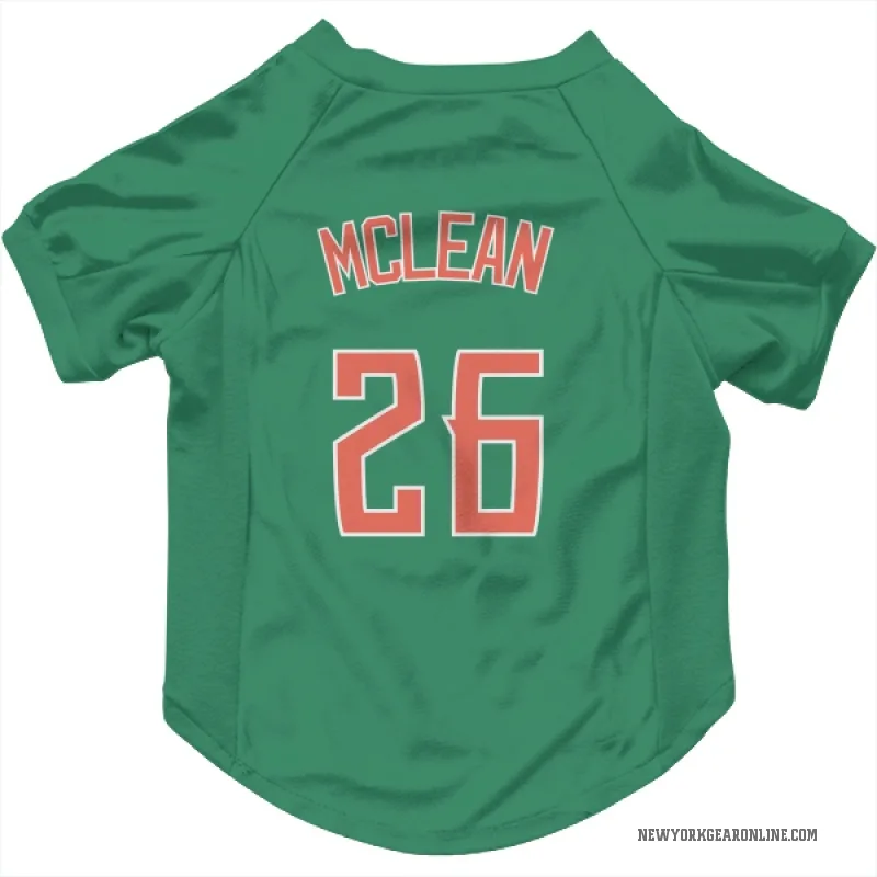 Nolan McLean  Green New York Mets  Cat & Dog Pet Jersey