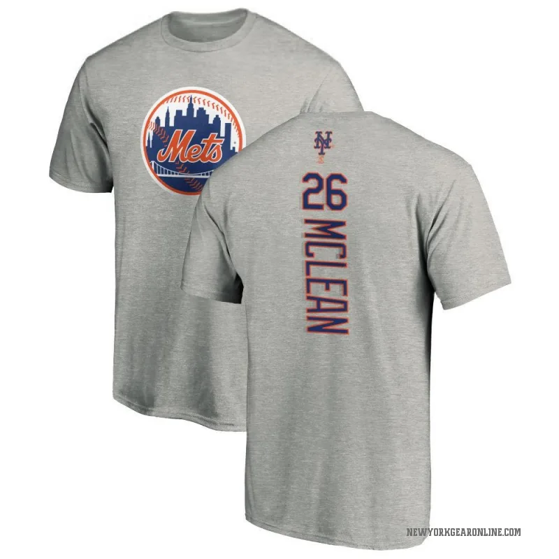 Nolan McLean Youth Ash New York Mets Backer T-Shirt -