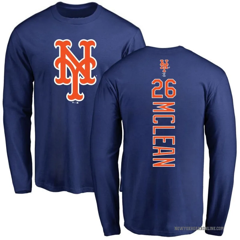 Nolan McLean Youth Royal New York Mets Backer Long Sleeve T-Shirt -