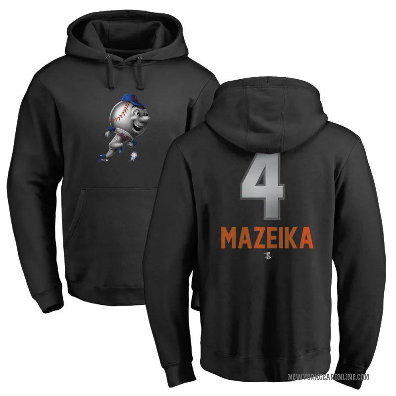 Patrick Mazeika Youth Black New York Mets Branded Midnight Mascot Pullover Hoodie -