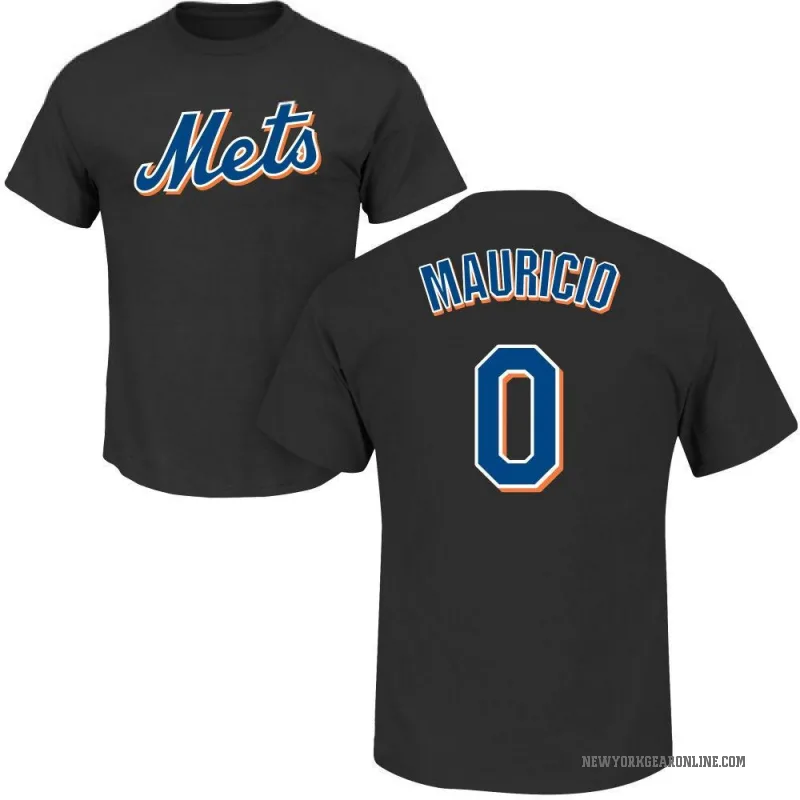 Ronny Mauricio Youth Black New York Mets Roster T-Shirt -