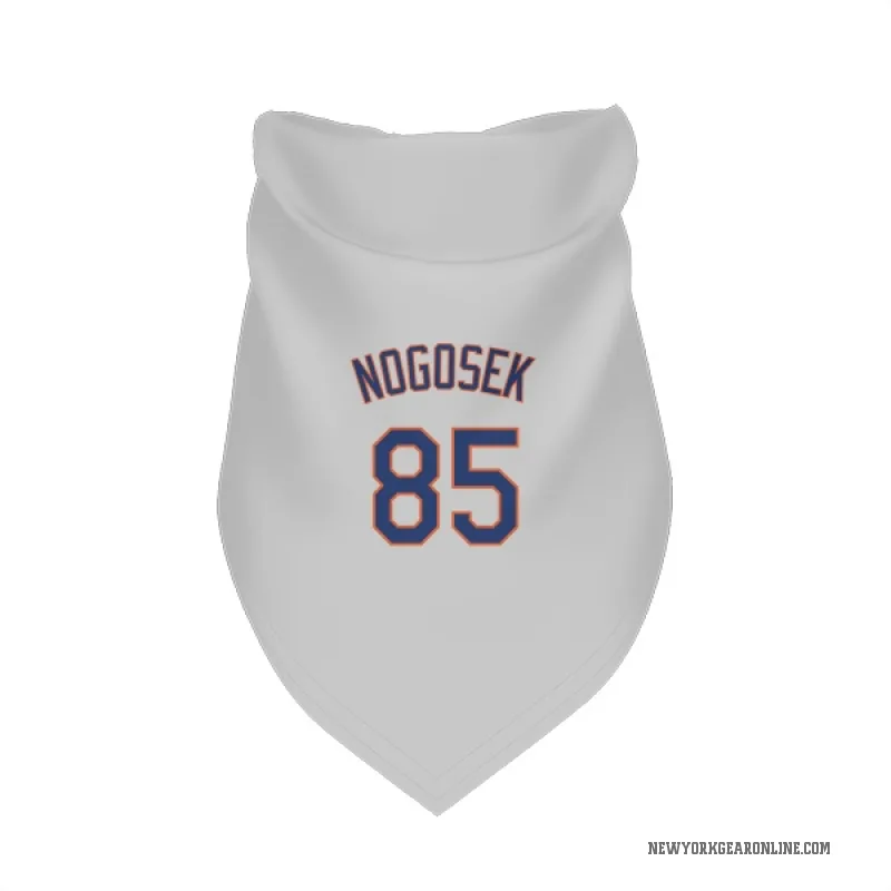Stephen Nogosek  Gray New York Mets  Cat & Dog Pet Bandana
