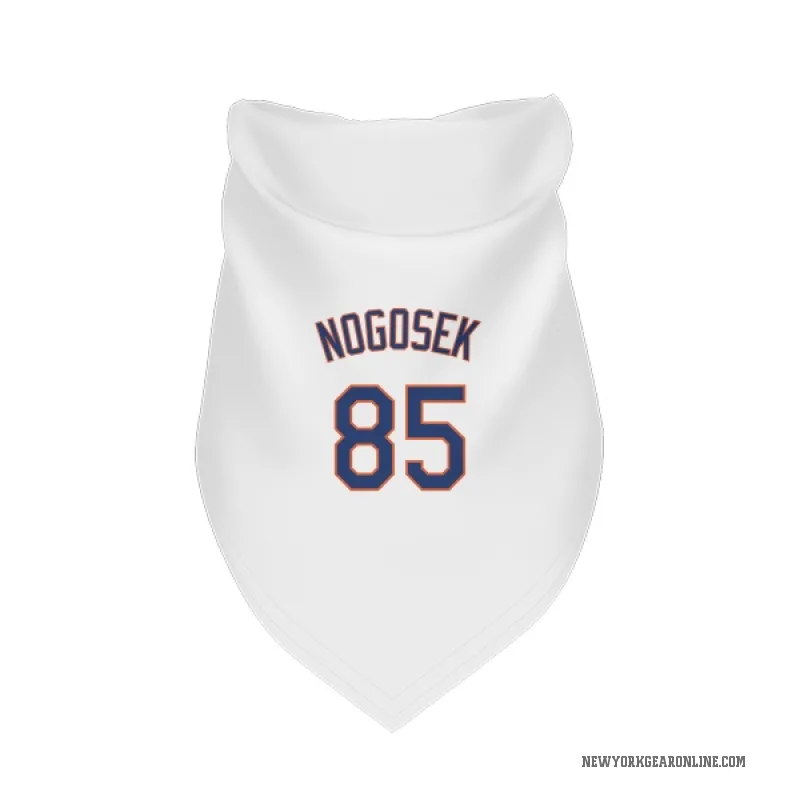 Stephen Nogosek  White New York Mets  Cat & Dog Pet Bandana