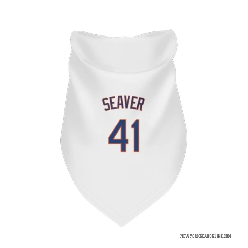 Tom Seaver  White New York Mets  Cat & Dog Pet Bandana