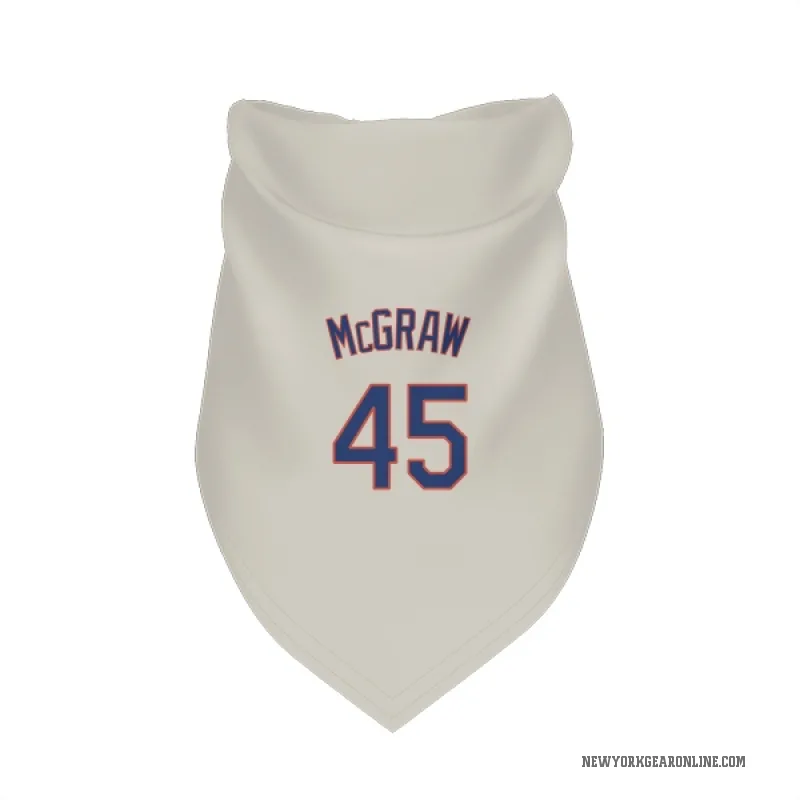Tug McGraw  Cream New York Mets  Cat & Dog Pet Bandana