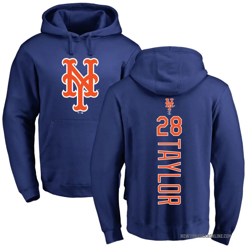 Tyrone Taylor Men's Royal New York Mets Backer Pullover Hoodie