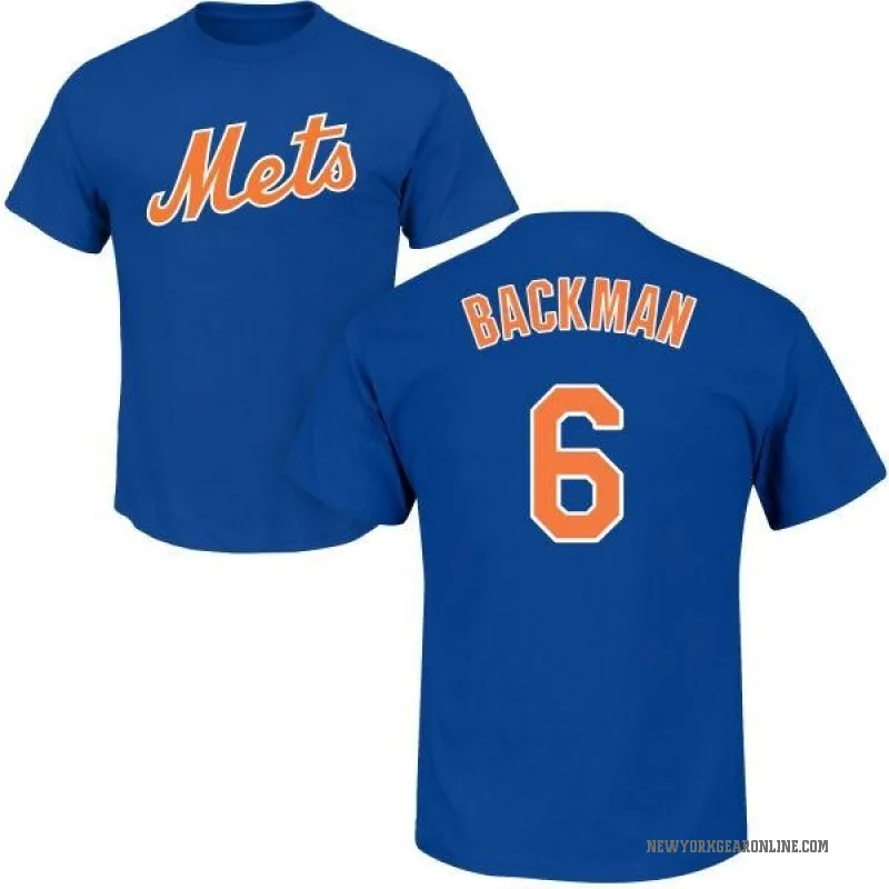 Wally Backman Men's Royal New York Mets Roster T-Shirt -