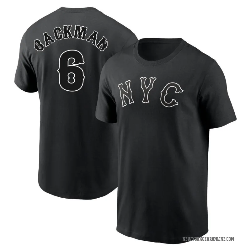 Wally Backman Youth Black New York Mets 2024 City Connect T-Shirt