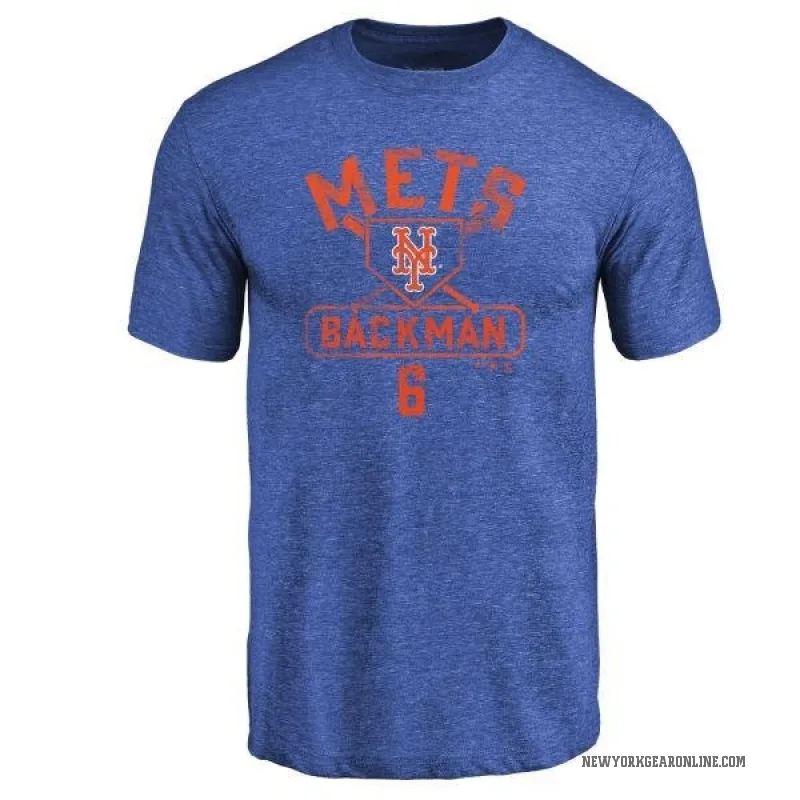 Wally Backman Youth Royal New York Mets Base Runner T-Shirt -