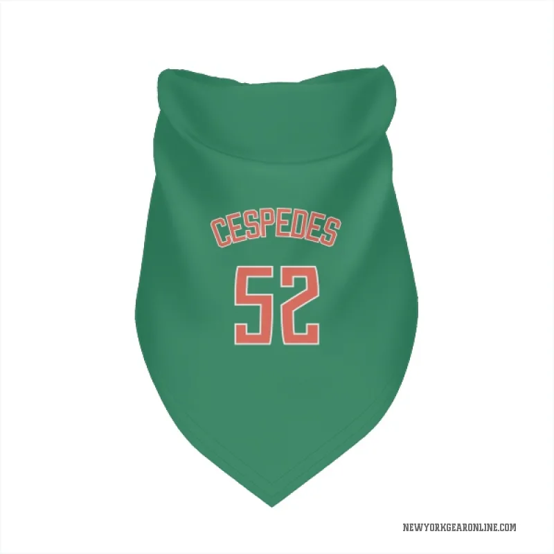 Yoenis Cespedes  Green New York Mets  Cat & Dog Pet Bandana
