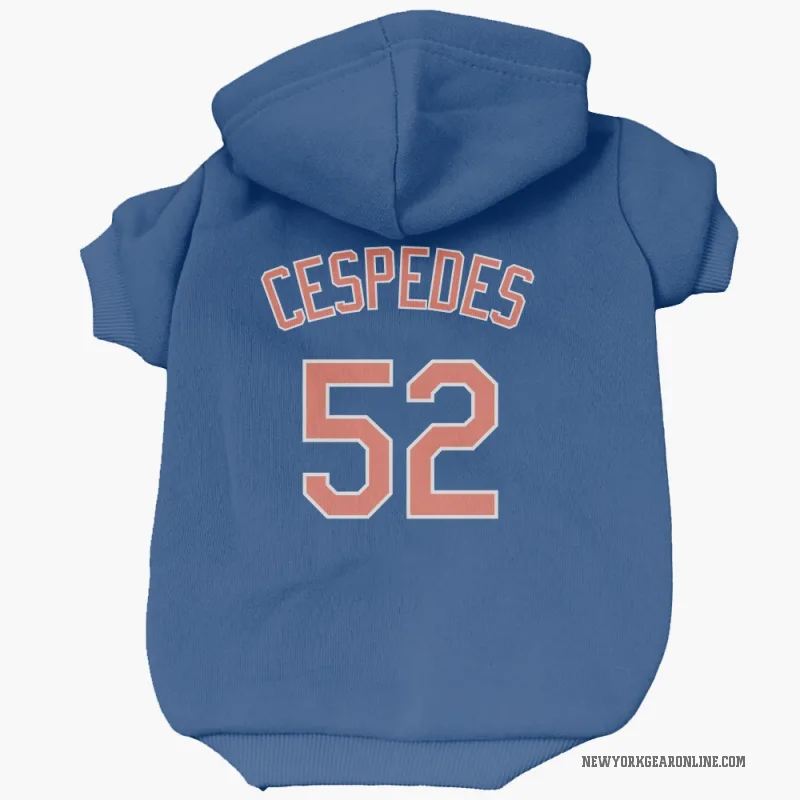 Yoenis Cespedes  Royal New York Mets  Cat & Dog Pet Hoodie